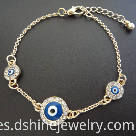 Fancy Chain Evil Eye Bracelet